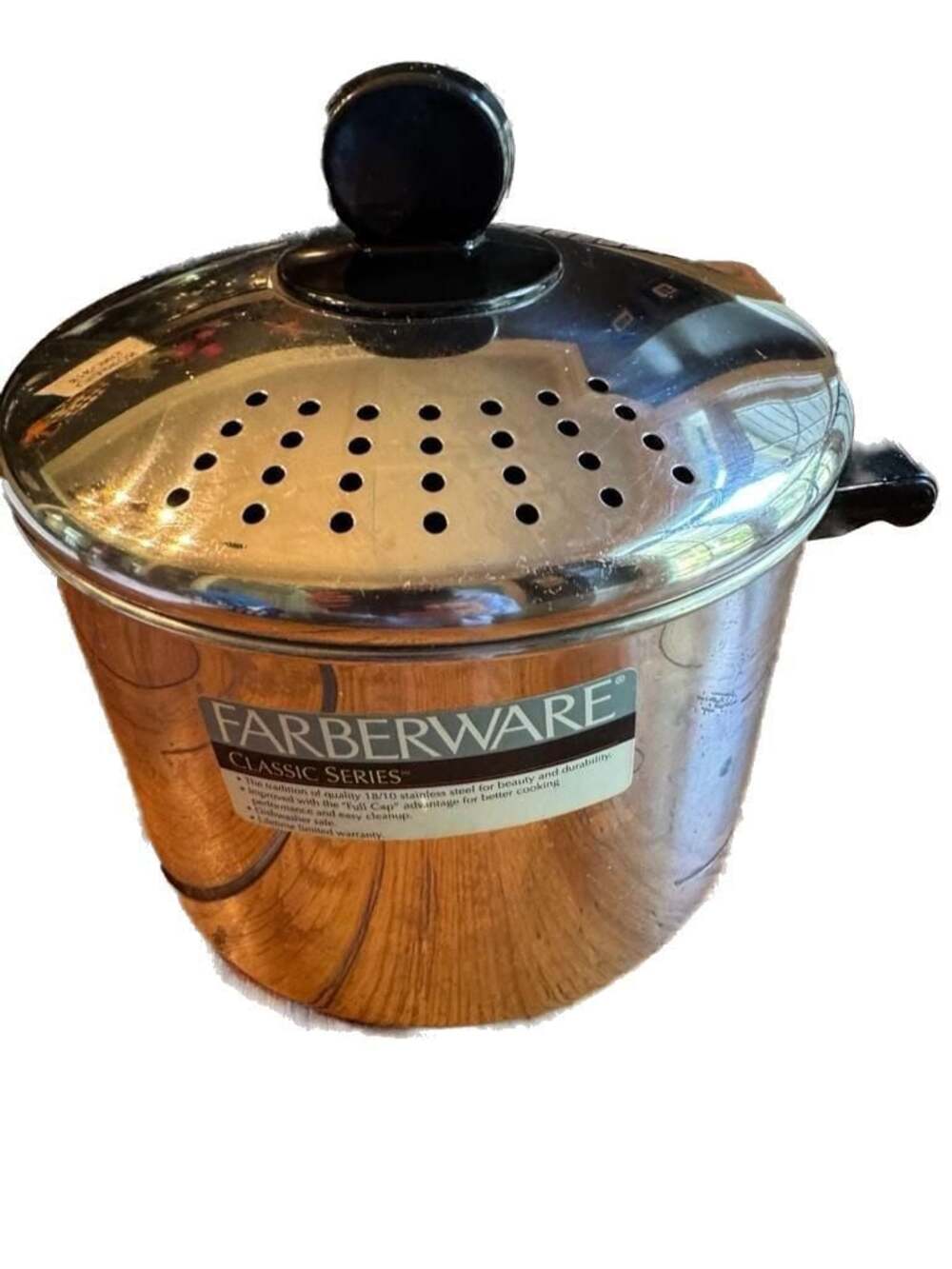 Farberware Classic Series 18/10 Stainless Steel Straining Stockpot